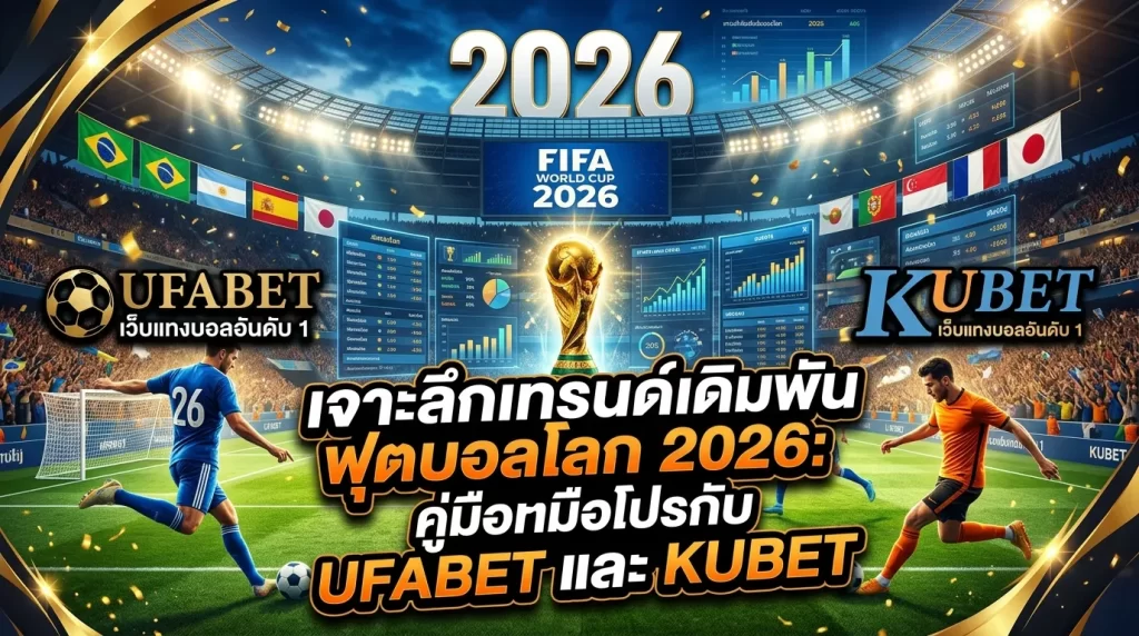 เจาะลึกเทรนด์เดิมพันฟุตบอลโลก 2026: คู่มือมือโปรกับ UFABET และ KUBET