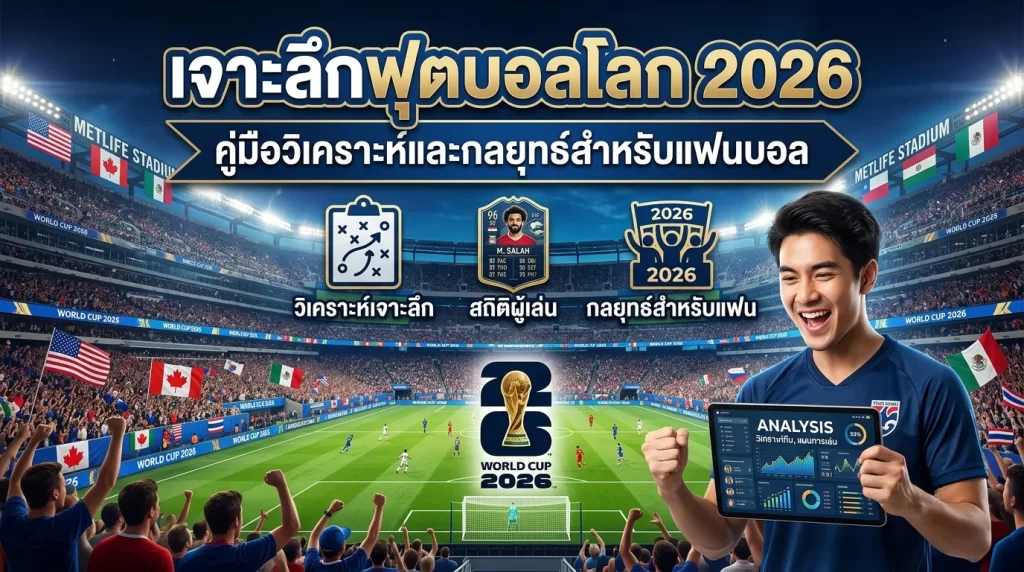 เจาะลึกฟุตบอลโลก 2026: คู่มือวิเคราะห์และกลยุทธ์สำหรับแฟนบอล