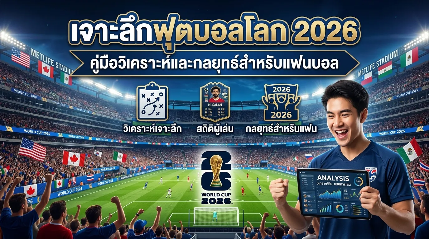 เจาะลึกฟุตบอลโลก 2026: คู่มือวิเคราะห์และกลยุทธ์สำหรับแฟนบอล